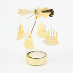 Metal Hot Rotating Candle Holder – Christmas, Dinner, Wedding Table Decor & Gift