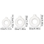 Nordic White Flower Vase – Elegant Plastic Plant Pot & Floral Display Bottle for Home Décor